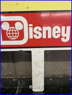 RARE Vintage Mickey Mouse Walt Disney World Theme Park Parade Bangor Maine Sign