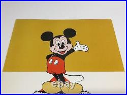 RARE Vintage Tokyo Disney Theme Park Press Kit Cover Folder Mickey Mouse 1983