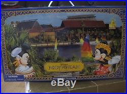 RARE WDW Disney POLYNESIAN RESORT MONORAIL PLAYSET NIB Theme Park Collection