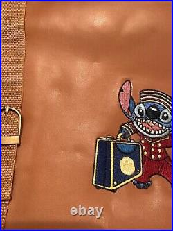 RARE WDW Stitch Tower of Terror Pin Trading Bag Vintage