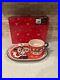 RETIRED Authentic Disney Theme Park Ceramic Santa Mickey Milk & Cookie Set #35