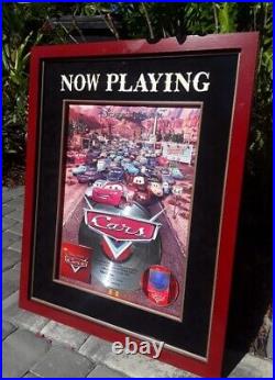 RIAA Award Disney World Cars Sign Guitar and Speaker. ! 36 x 28 prop