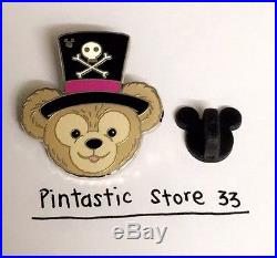 Rare Disney Hidden Mickey Duffy Bear Dr. Facilier Hat Completer Cast Pin