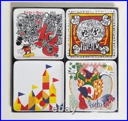 Rare Disney Theme Park 2013 Ceramic Collector's Plates? New? Villains / Lucky