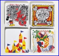 Rare Disney Theme Park 2013 Ceramic Collector's Plates? New? Villains / Lucky
