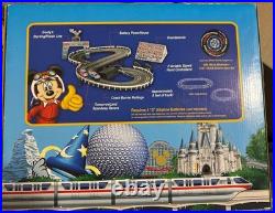 Rare Disney Theme Park Race Car Set DRL Speedway Battery Operated New Sealed