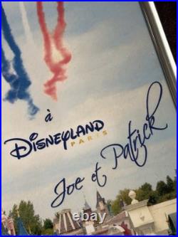 Rare Disneyland Paris Park Operations Summit Disney Employee Memorabilia Framed