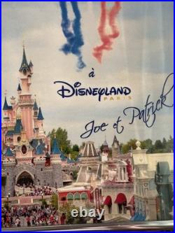 Rare Disneyland Paris Park Operations Summit Disney Employee Memorabilia Framed