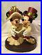 Rare Large Mickey & Minnie Carolers By Disney Theme Parks Victorian Christmas