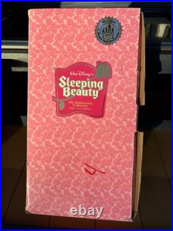 Rare New Disney Lim. Ed. Porcelain Sleeping Beauty 50th Anniv Theme Park Doll