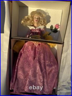 Rare New Disney Lim. Ed. Porcelain Sleeping Beauty 50th Anniv Theme Park Doll