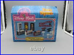 Rare Vintage 1988 Disney World Theme Park Magic TOWN SQUARE PLAY SET Bundle New