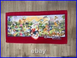 Rare Vintage Disneyland Resorts Disney World Mulan Villains Beach Towel 58X30