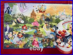 Rare Vintage Disneyland Resorts Disney World Mulan Villains Beach Towel 58X30