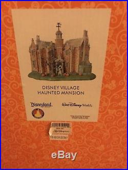 Rare Walt Disney Village Mickey Mouse Haunted Mansion Theme Park Merchandise