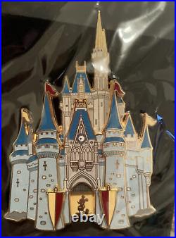 Rare Walt Disney World Cast Member Castle Series WDW 3D Large Pin