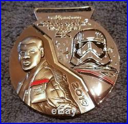 Run Disney World Star Wars Rival Run Half Marathon Weekend 3 medal set WDW