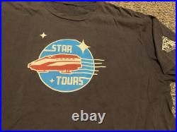 STAR TOURS ultra rare ILM VFX crew t-shirt Adult X-Large Star Wars Disneyland STAR TOURS ultra rare ILM VFX crew t-shirt Adult X-Large Star Wars Disneyland