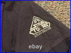 STAR TOURS ultra rare ILM VFX crew t-shirt Adult X-Large Star Wars Disneyland