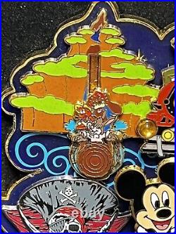 SUPER JUMBO LE Disney Pin 48255 Splash Mountain Mickey Haunted Mansion Pirates