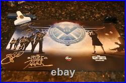 Sdcc Comic Con 2014 Agents Of Shield Agent Carter Signed Cast Poster Marvel