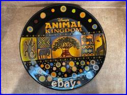 Set 6 Disney World Resort Animal Kingdom Theme Park Small Plate Tree Life Dak