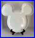 Set of 3 Disney Parks 10 Mickey Mouse Ears White Ceramic Serving Plate Dish HTF