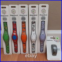 Set of 6 Magic Bands, Magic Kingdom Theme, Limited Release, See Details