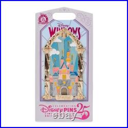 Sleeping Beauty Castle Pin Disney Windows of Attraction LE IN HAND