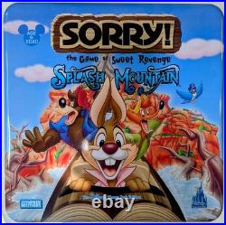 Sorry Walt Disney Theme Park Edition Splash Mountain Ride Board Game Hasbro