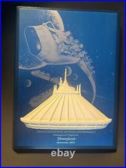 Space Mountain Official Astronaut Inaugural Flight at Disneyland Summer 1977
