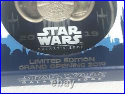 Star Wars Galaxys Edge Disneyland Limited Edition Grand Opening Media Pin 2019