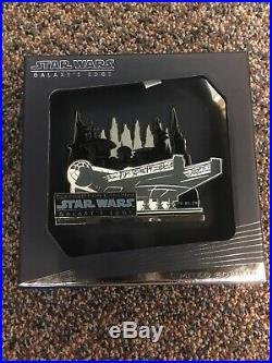 Star Wars Galaxys Edge Falcon Jumbo Pin LE1000 Sold Out Opening Day Disney