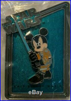 Star Wars Weekends 2011 Mickey Mouse/Luke Skywalker medium figure 1977 With PIN