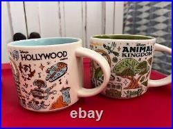 Starbucks WDW Disney World 50th Anniversary Mugs Set of 4 (MK Epcot DHS AK) 2021 Starbucks WDW Disney World 50th Anniversary Mugs Set of 4 (MK Epcot DHS AK) 2021