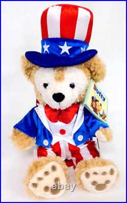 Stuffed Toy With Tag Duffy Independence Day Limited Edition Disney Bear