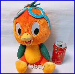 Super Rare Florida Orange Bird Jumbo Plush Goggle Japan Disney Store Figure Tag