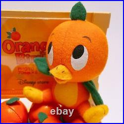 Super Rare Florida Orange Bird Photo Frame Plush Doll Disney Japan Cute
