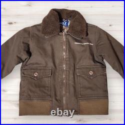 Super Rare Tokyo Disney Sea Indiana Jones Jacket for Kids 100cm Brown Blouson Super Rare Tokyo Disney Sea Indiana Jones Jacket for Kids 100cm Brown Blouson