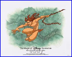 TARZAN Magic of Disney/MGM Theme Park Animation Cel Florida mat & packaging 1999