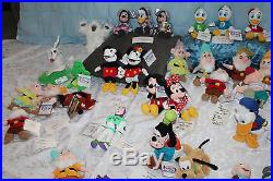 Test Versions Disney Store Theme Park 9 Mini Bean Bag Doll Cartoon Characters