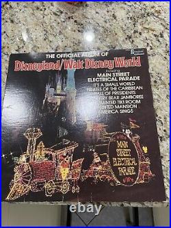 THE OFFICIAL ALBUM OF DISNEYLAND WALT DISNEY WORLD Theme Park LP