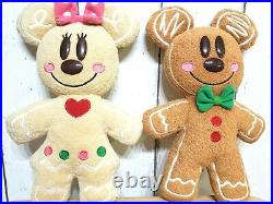 TOKYO Disney Resort Gingerbread Mickey & Minnie Pair Set Plush Doll Ginger 2010