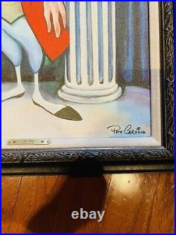 The Art Of Disney Theme Parks Mr. Toad Framed Canvas Giclee #8 Of 95