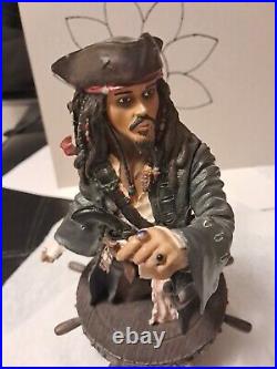 The Art Of Disney Theme Parks Pirates Of The Caribbean Bust Statue Limited 1/250