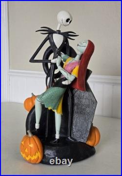 The Art of Disney Theme Parks Jack and Sally Nightmare Before Christmas Statue
