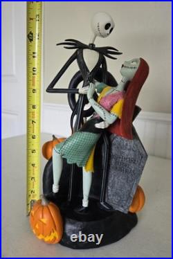 The Art of Disney Theme Parks Jack and Sally Nightmare Before Christmas Statue