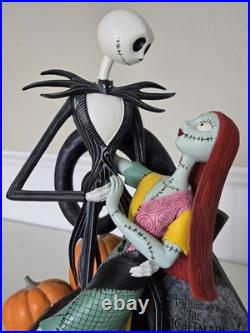 The Art of Disney Theme Parks Jack and Sally Nightmare Before Christmas Statue
