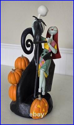 The Art of Disney Theme Parks Jack and Sally Nightmare Before Christmas Statue