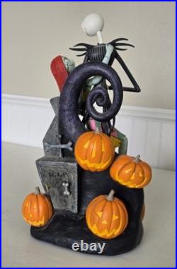 The Art of Disney Theme Parks Jack and Sally Nightmare Before Christmas Statue
